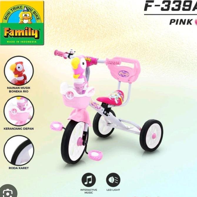 Sepeda Roda 3 Anak Family Sincan Musik Senderan