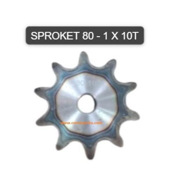 Sproket Rs 80 single 10T konde tipe B ( Standard )
