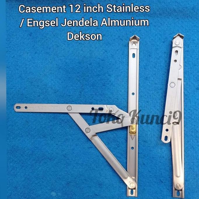Casement Dekson 12 inch / Engsel Jendela Almunium Casement Dekson 12inch