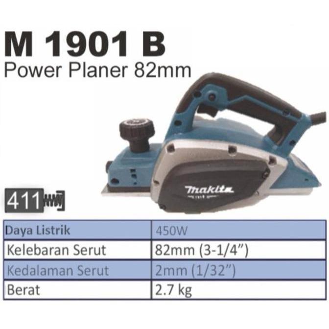 Mesin Serut Kayu Makita M1901B / Mesin Plalaner Makita M 1901 B