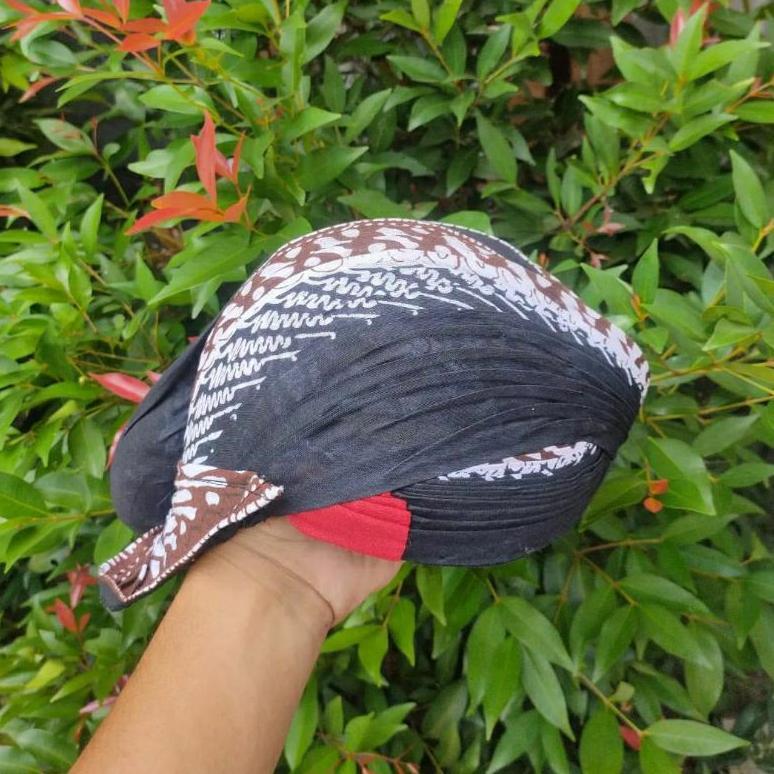Diskon Paket Surjan Lurik Abu Hitam + Blangkon Lipat + Jarik Batik Motif Sidomukti || Setelan Adat D