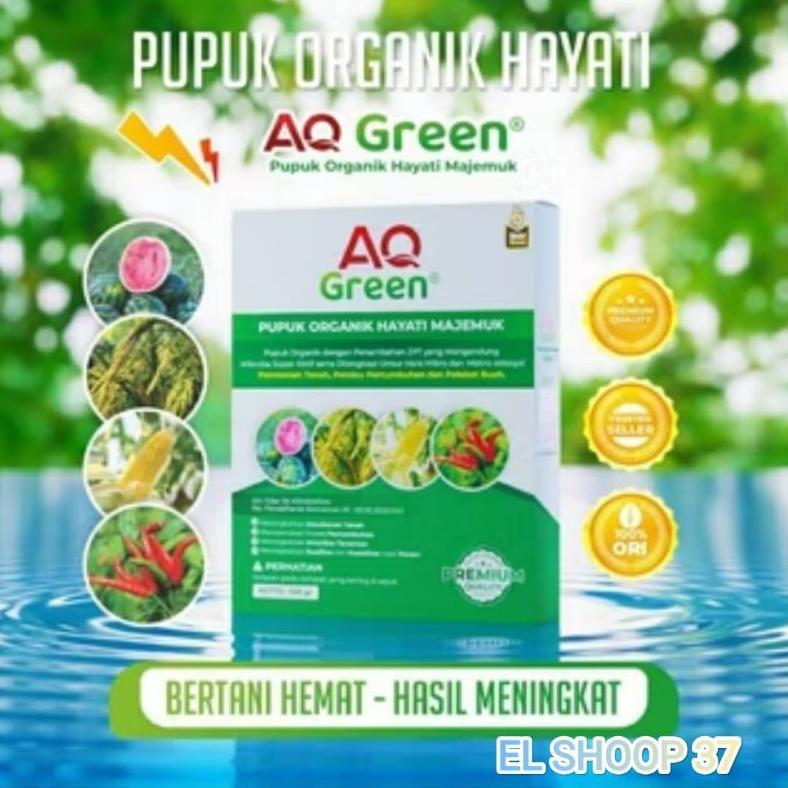 Aq Green Pupuk Organik Hayati  Petani Nusantara Sawit Karet Padi  Kopi Cabe Sayuran Aq Green 500 Grm