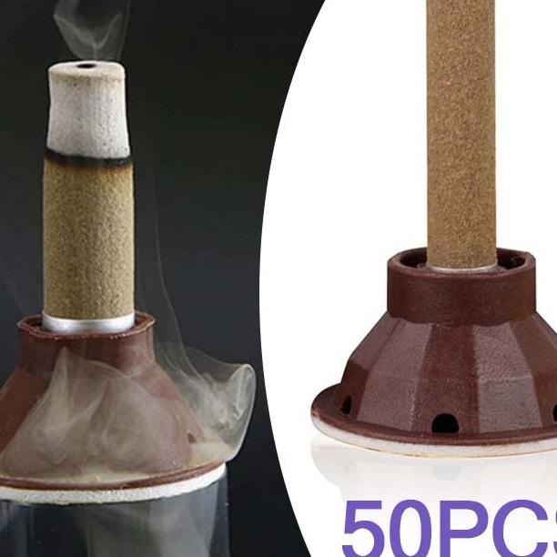 50Sets Moxibustion Stick+Moksa Tempel Moxa Stick Tanpa Asap Moxa Tempel Moksa Mini Stick Moxibustion