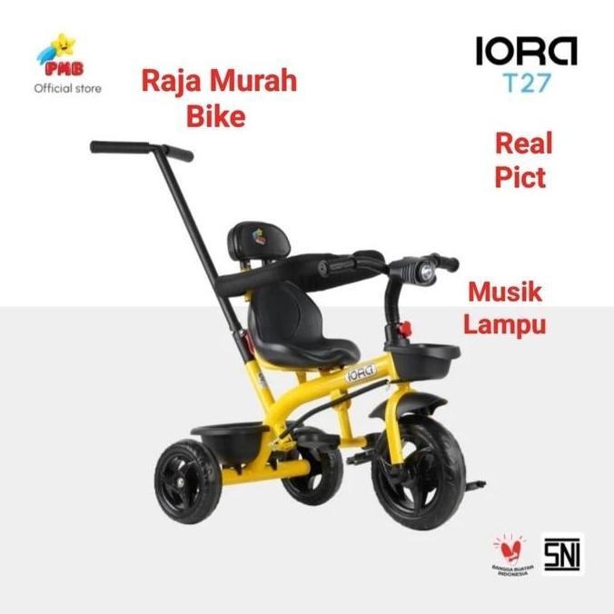 Sepeda Anak Roda Tiga PMB Iora T27 Sepeda Roda Tiga Iora T27