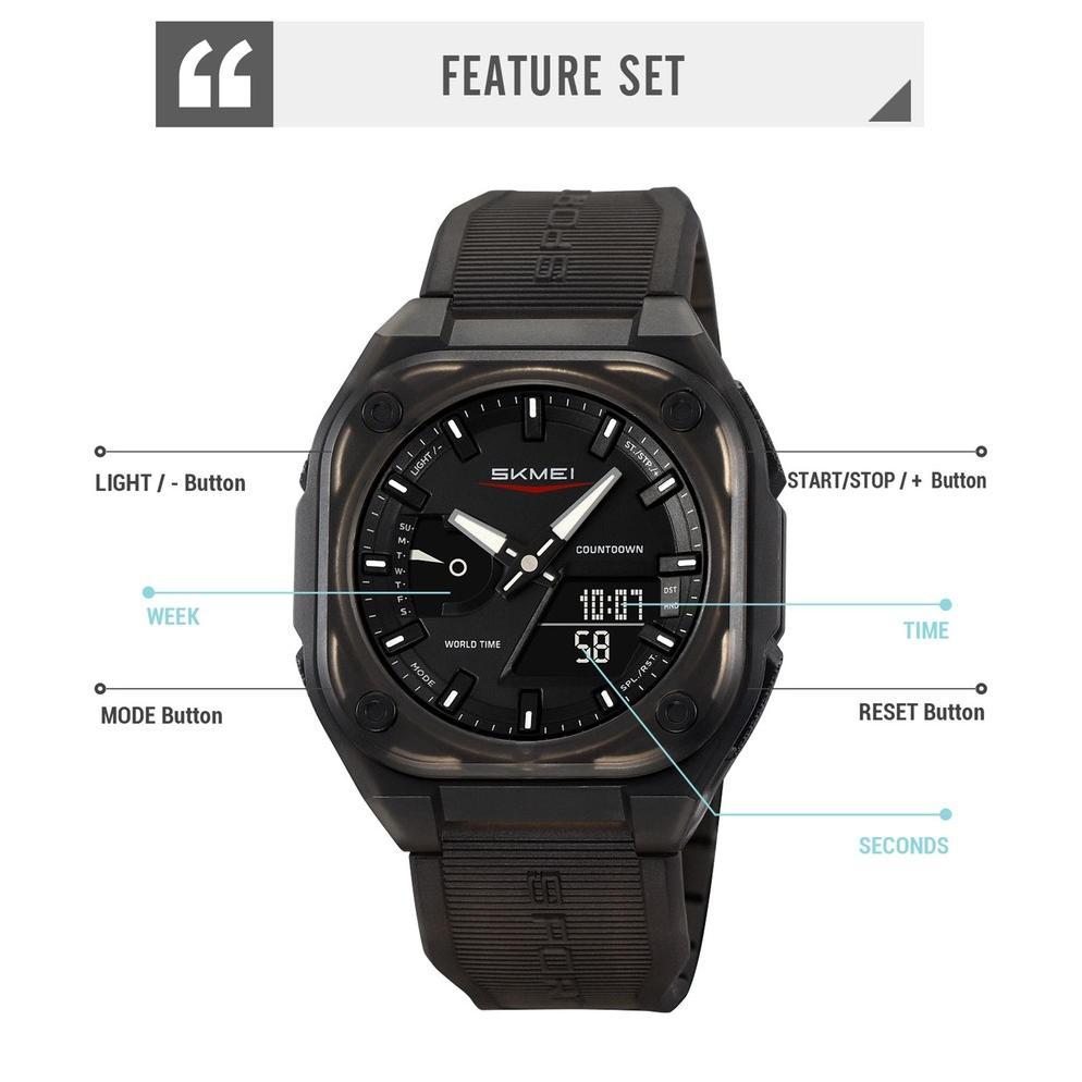TERLARIS Jam Tangan Pria Analog Digital SKMEI 2328 Fashion Water Resist (skmei_fashionwatch.id)