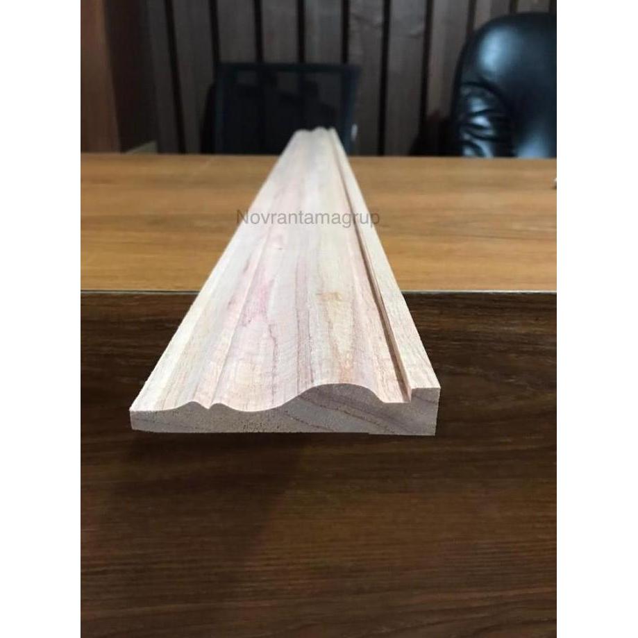 Lis Kayu Profil Alchitrave Wall Moulding Lis Dinding Kayu Meranti