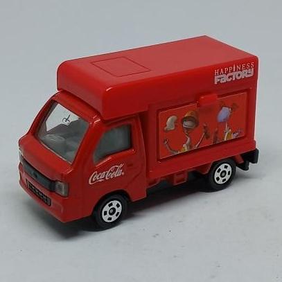 tomica subaru sambar truck coca cola loose diecast (s)