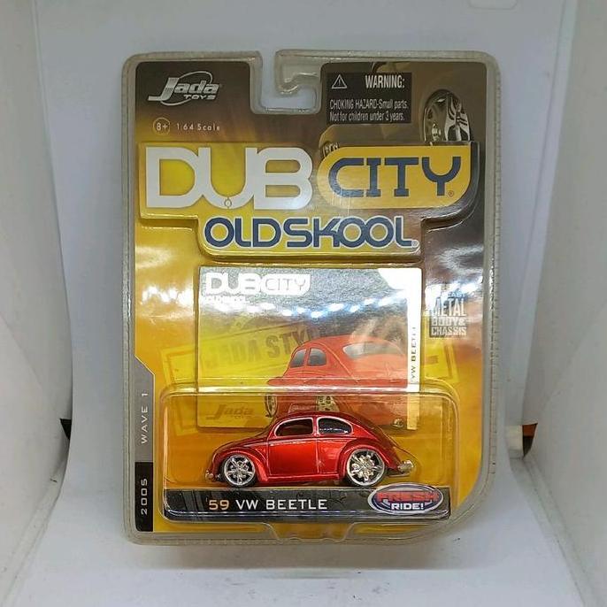 jada toys 1959 59 volkswagen vw beetle dubcity old skool diecast 1/64 (s)