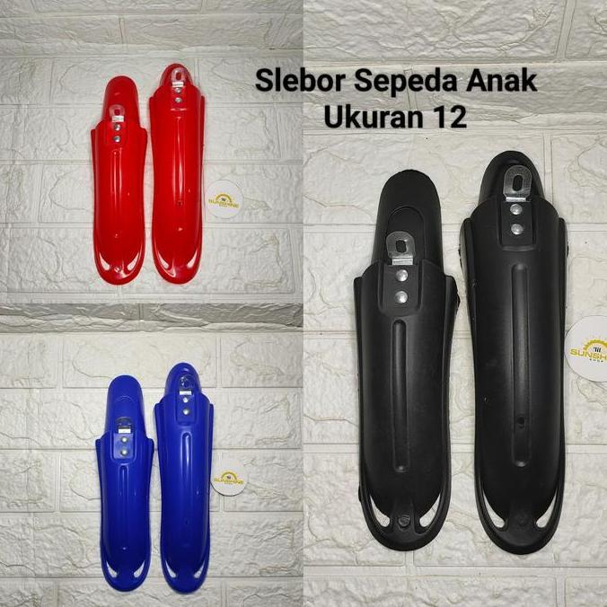 Fender Spakbor Slebor Sepeda Anak BMX Lipat Ukuran 12 16 18 Plastik