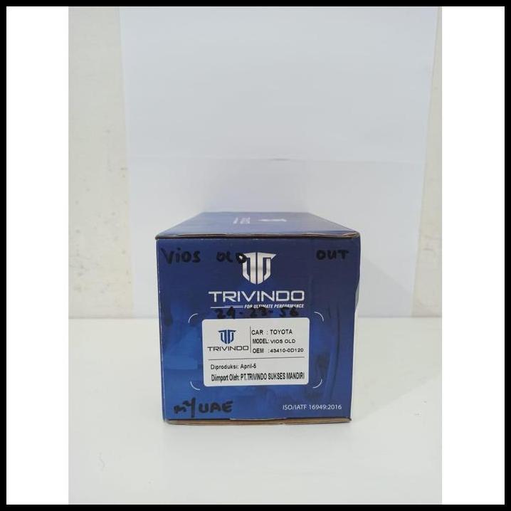 TERLARIS CV JOINT AS RODA LUAR TOYOTA VIOS OLD 43410-OD120 TRIVINDO 