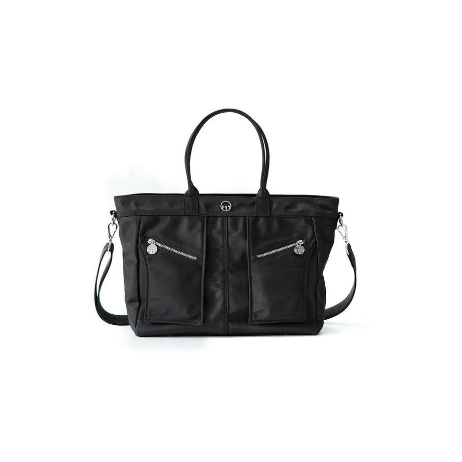 NEW DERRIERE M BLACK NYLON SCIPAPROCK LAPTOP TOTE BAG WATER REPELLENT ORI