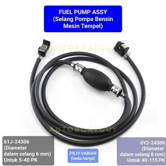 Ready Selang Bensin Mesin Tempel Outboard Motor Fuel Primary Pump Yamaha Parsun