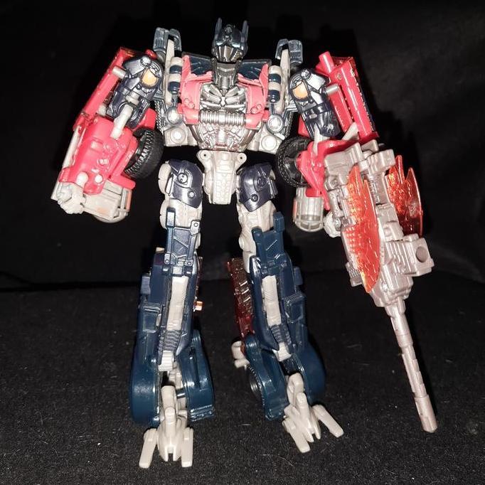 TRANSFORMERS Dark of The Moon Voyager Class Series Fireburst Optimus Prime by Hasbro murah
