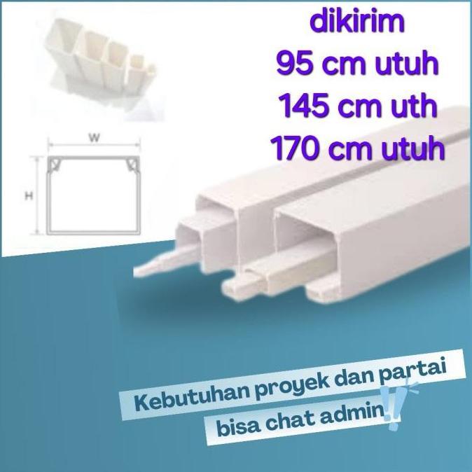 Kabel duct kabel dak tray pelindung kabel 50x100(mm) (5x10cm)