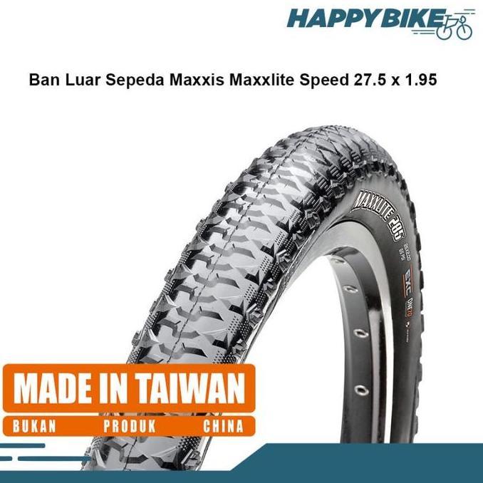 Maxxis Tire Ban Luar Sepeda Mtb Maxxlite Speed 27.5 X 1.95