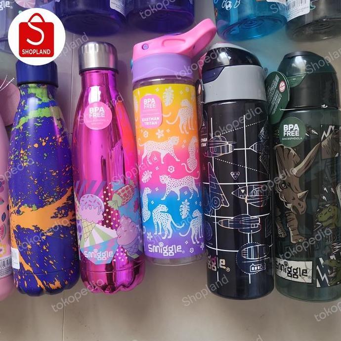 Smiggle Botol Minum Termos Silicone Drink Up Bottle Original Australia