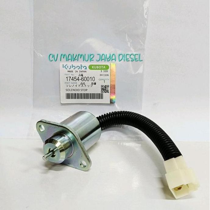 Assy Solenoid,Engine Stop V1505 17454-60010 Kubota