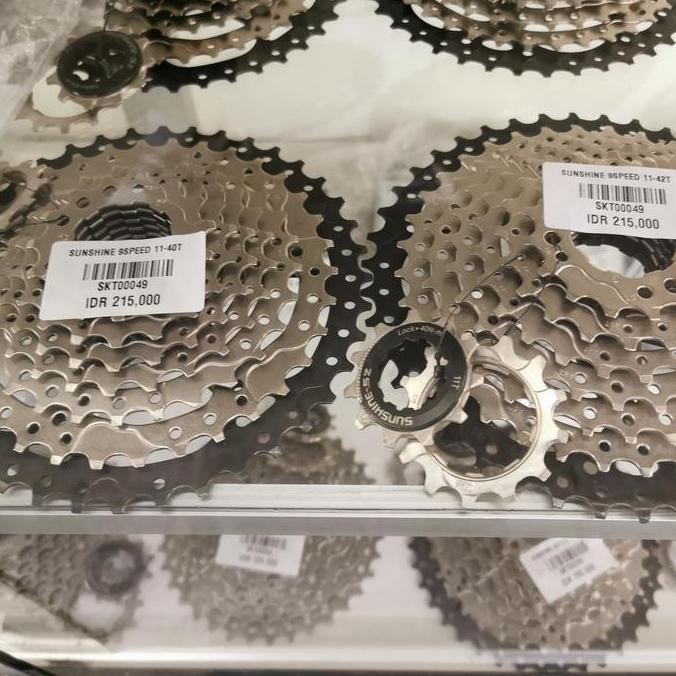 Ready sprocket sunshine Taiwan 9speed rode bike mtb 11 23t ke 11 50t