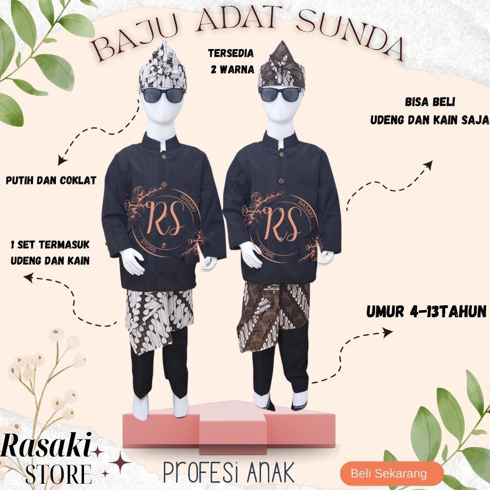 Diskon Pakaian Adat Sunda/Jawa Barat Baju Basofi Anak Baju Cak Anak Baju Adat Anak Laki Laki Baju Ad