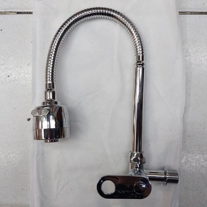 Ready Kran Sink Flexible Tembok / Kran Sink Angsa Flexible