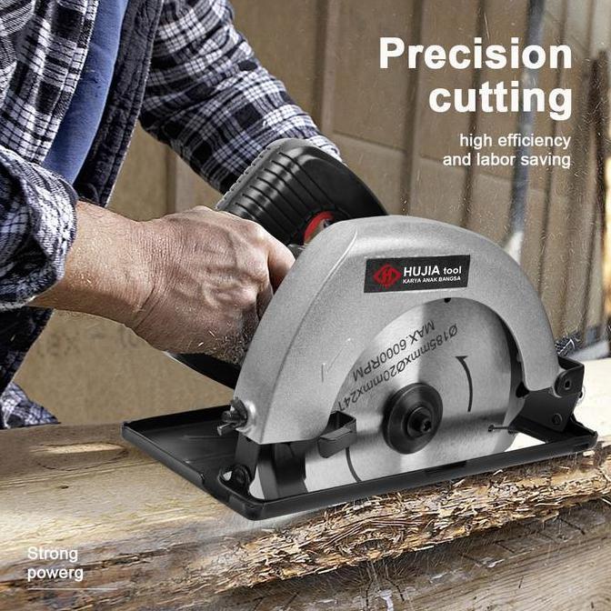 Jld Mesin Gergaji Circular Saw 7 Inch Jd1857 900W Sircular Saw J1857 Mesin Potong Pemotong Keramik M