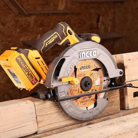 P20S Gergaji Potong Kayu 20V Ingco Csli1651 Cordless Circular Saw