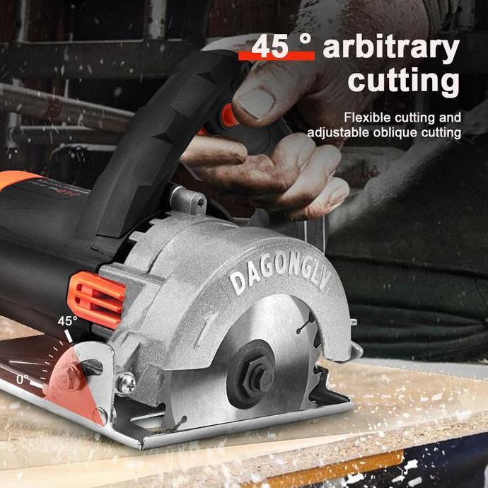 Jld Mesin Potong Keramik 4 Inch Marble Cutter 900W - Daya 900 Wat, Kecepatan 13000 Rpm Serkel Kayu