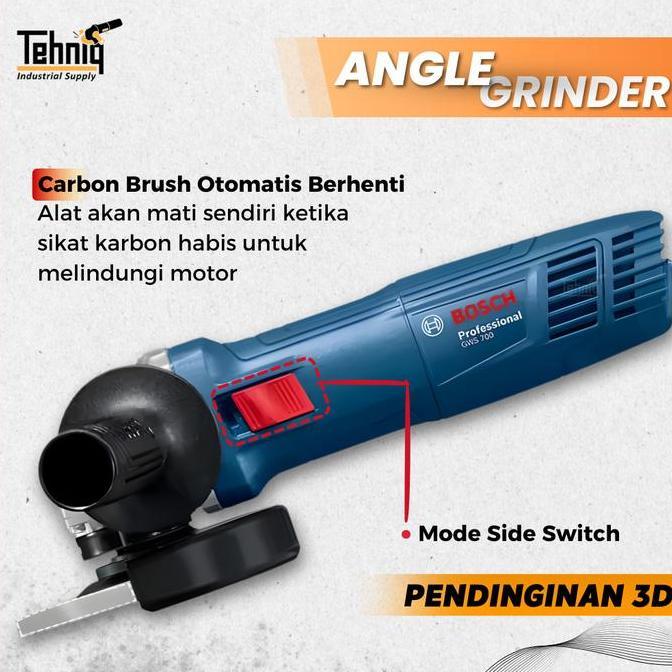 Bosch Gws 700 Mesin Gerinda Tangan 4Inch / Mesin Gurinda Listrik Bosch Gws 700
