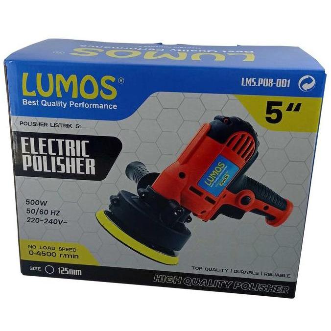 Mesin Poles 5" Listrik Polisher Machine Alat Poles Mobil Motor 5 Inch