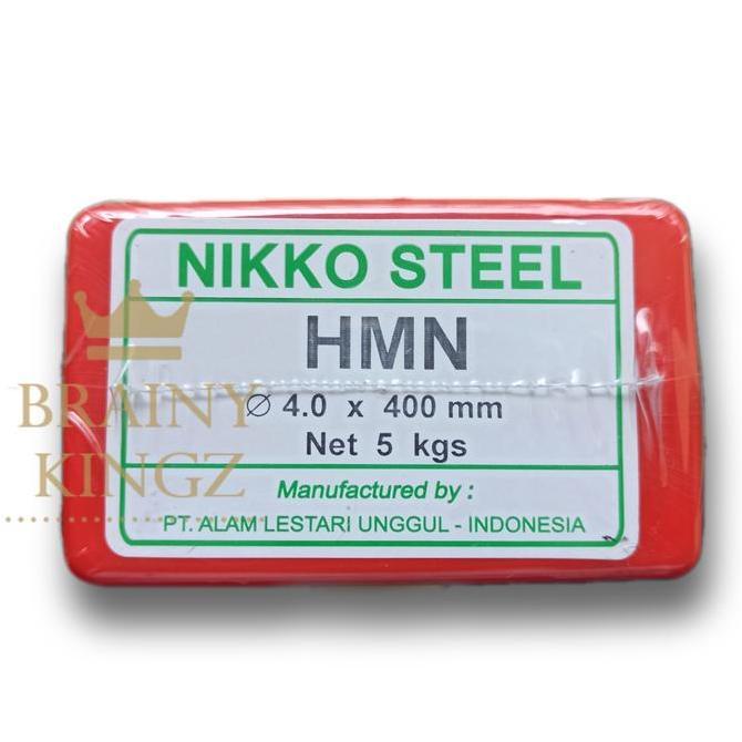Kawat Las Mangan Nikko Steel HMN ukuran 3,2mm 4mm HMN 3.2 mm 4 mm