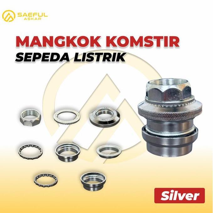 Head Parts Set / Komfork / Komstir / Mangkok Stir Sepeda Listrik