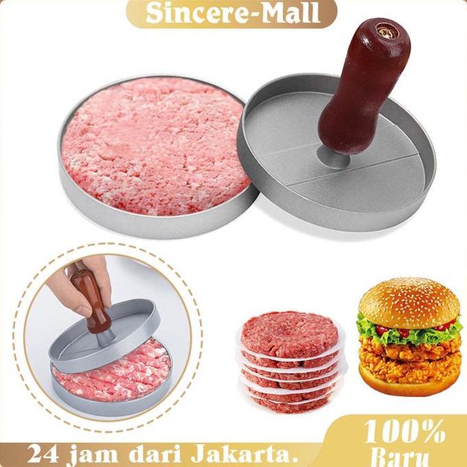 XIMVHE Cetakan Daging Burger Cetakan Press Daging Cetakan Daging Untuk Burger