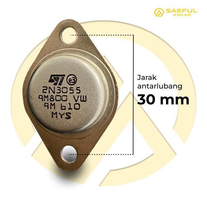 Transistor final audio MJ2955 dan 2N3055 sparepart
