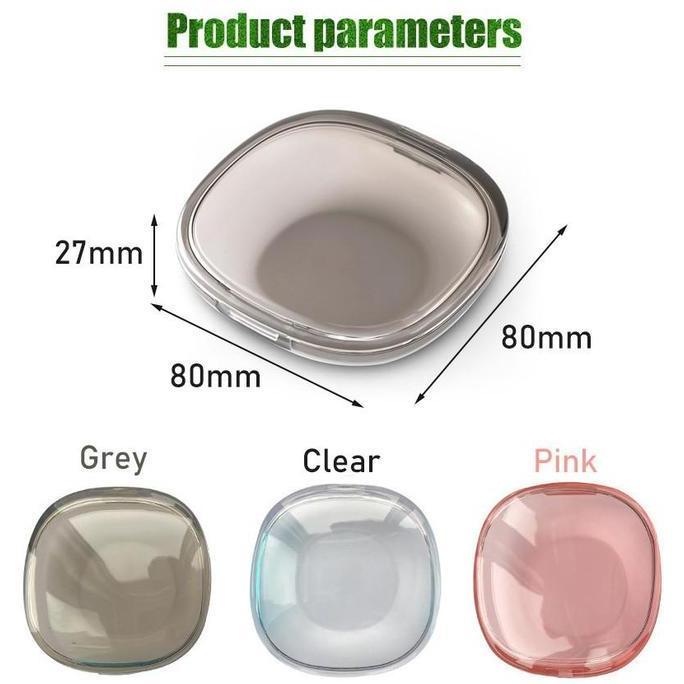BLAZONE Kotak Retainer Gigi Denture Box Bening Tempat Gigi Palsu Kawat Denture False Portable Travel