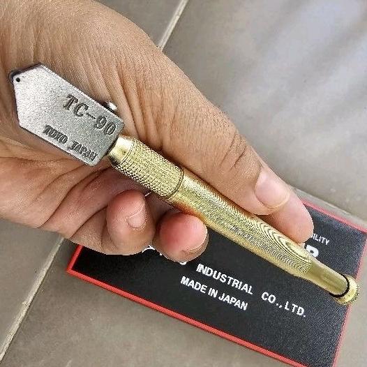 Toyo Tc 90 Original Limited Edition Handle Besi Alat Potong Kaca Tc 90  Oil Glass Cutter Tc90 Tc-90