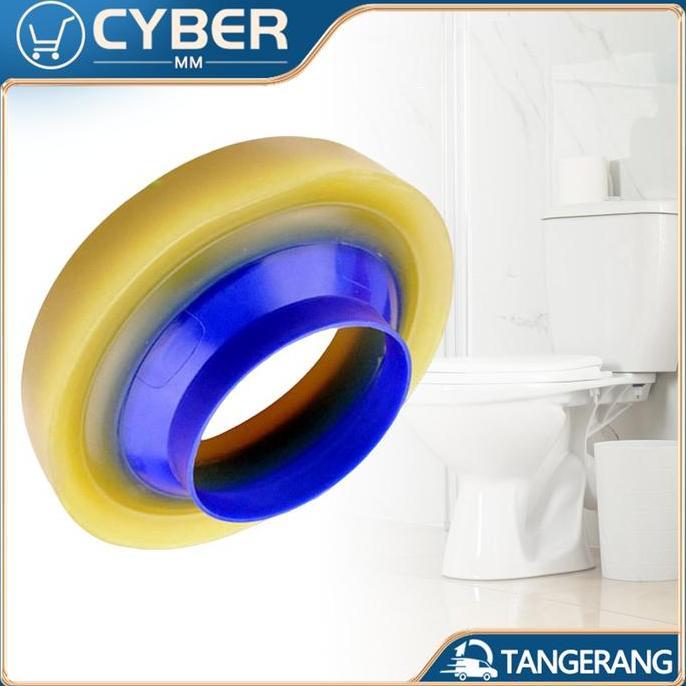 DEFAECO Karet Closet Duduk Universal Konektor Flange Offset Toilet