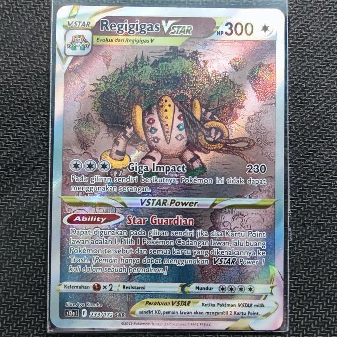 REGIGIGAS VSTAR SAR POKEMON TCG INDONESIA