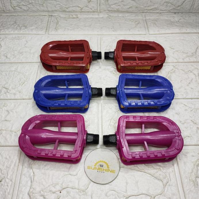 Pedal As Besar Sepeda Anak 12 16 18 MICHEL 9/16 PVC Untuk Crank Gir Tengah As BB Kotak Dan As BB Bul