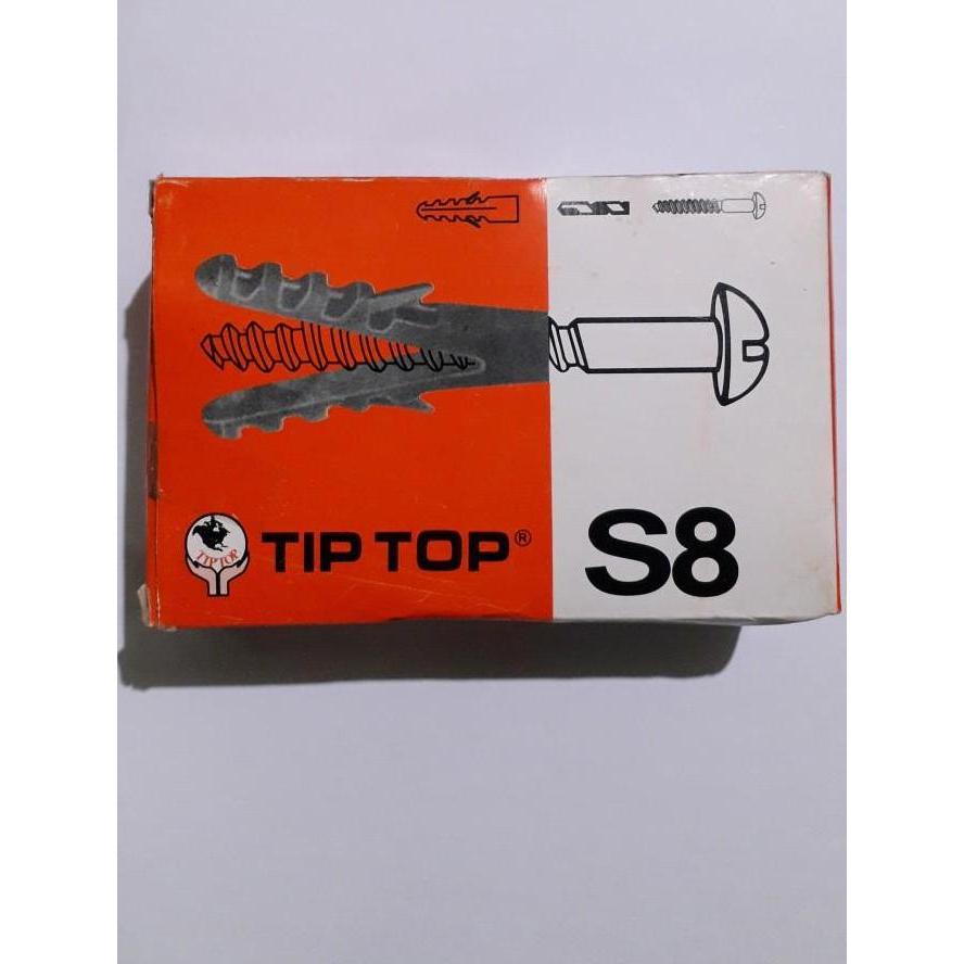 Fiser S8 dan skrup / Tip Top S8 dan stapping isi 100