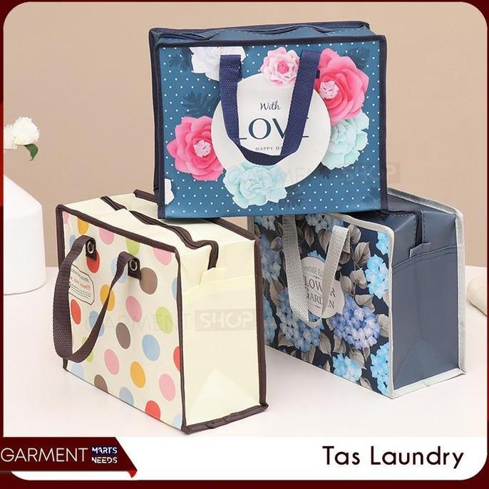 XIMVHE Tas Jinjing Laundry Baju Tas Belanja Tas Kado Kapasitas Besar Hand Bag Serbaguna Murah Bagus