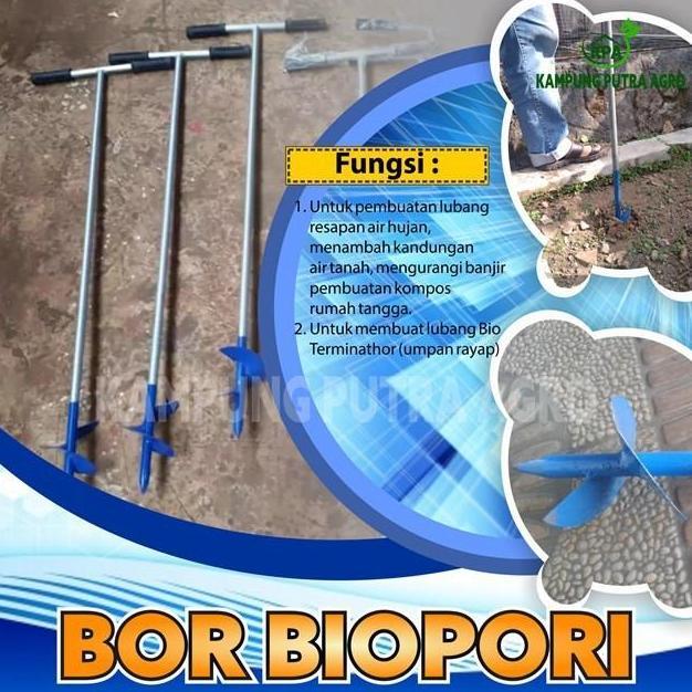 New Bor Biopori Spiral Alat Pelubang Tanah Bor Tanah