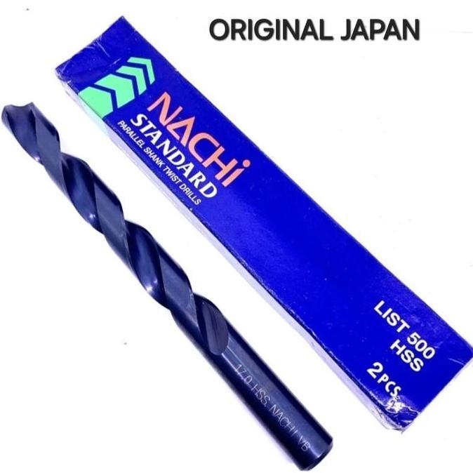 Bor Nachi 17 mm Original Japan baru Drill 17mm HSS