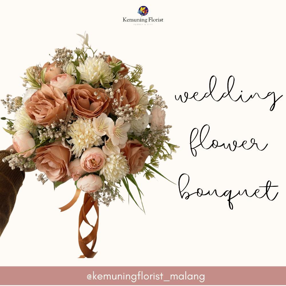 Free Ongkir Wedding Bouqet/ Hand Buket Pengantin/ Bunga Tangan Pengantin/ Buket Wedding