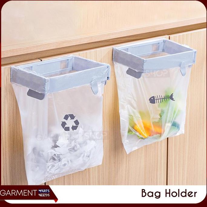 XIMVHE Penjepit Kantong Plastik Sampah Dapur Kamar Mandi Pembuangan Praktis Tempel Laci Dinding Serb