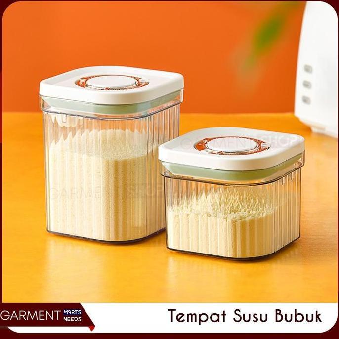 ESPRIZO Kotak Susu Bubuk Bayi Container Box Wadah Susu Toples Snack Tutup Tekan Kedap Udara Bagus