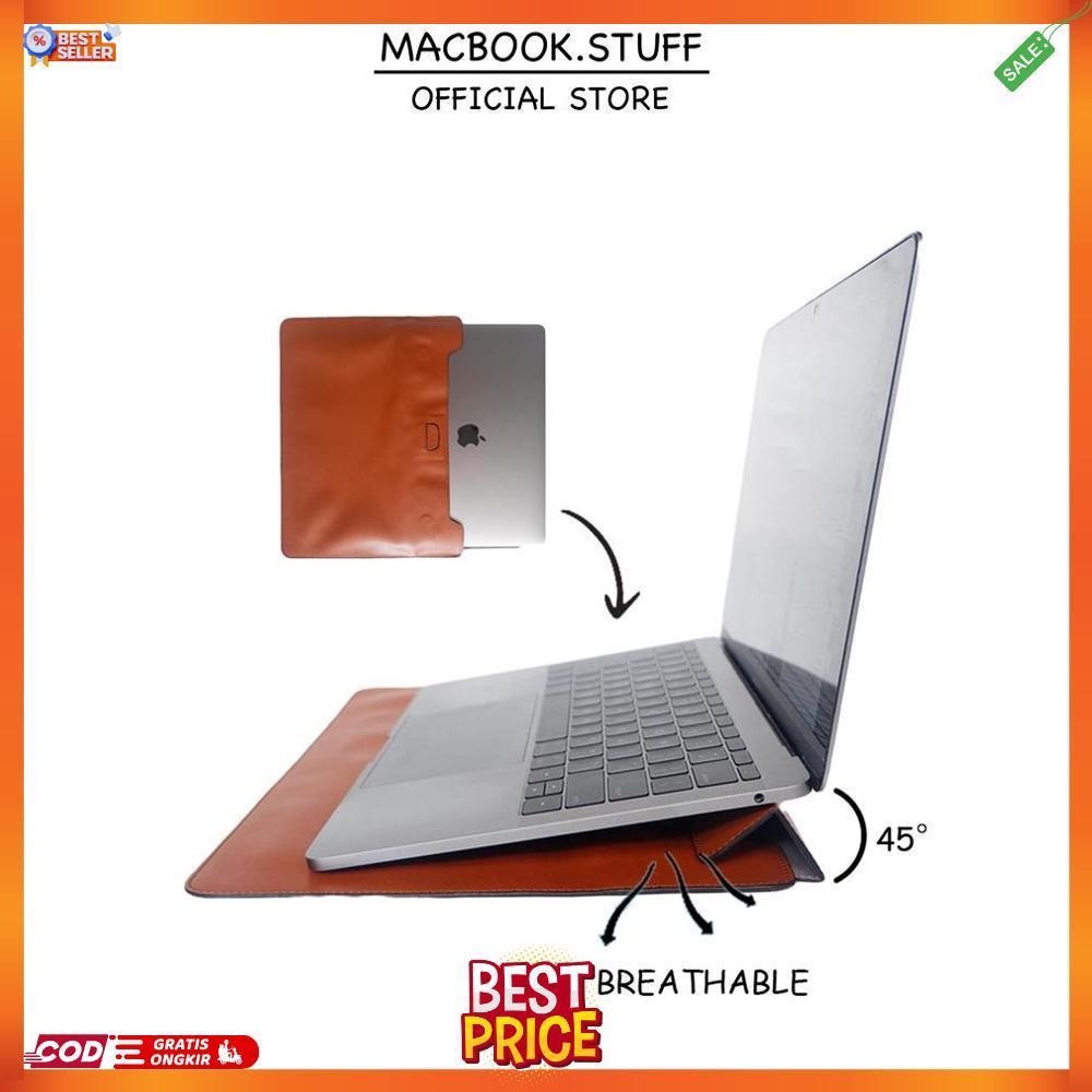 Tas Sleeve Case Envelope Bag Leather Kulit Premium Laptop Toshiba Hp Acer Lenovo Window Macbook New 