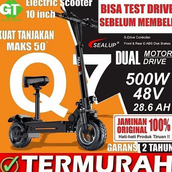 TERLARIS PREMIUM SEALUP Q7 ELECTRIC SCOOTER / SKUTER LISTRIK ELEKTRIK DEWASA