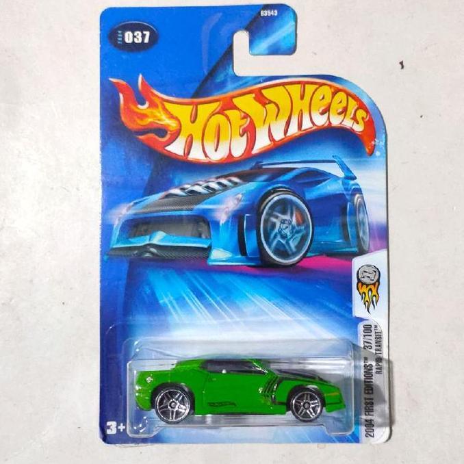 Hotwheels Hot Wheels Rapid Transit hijau 2004 First Editions rare
