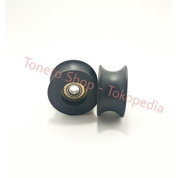 U Groove Pulley Roller Bearing / Wheel Ball Bearing BU0840 ~ Z20 Shaft