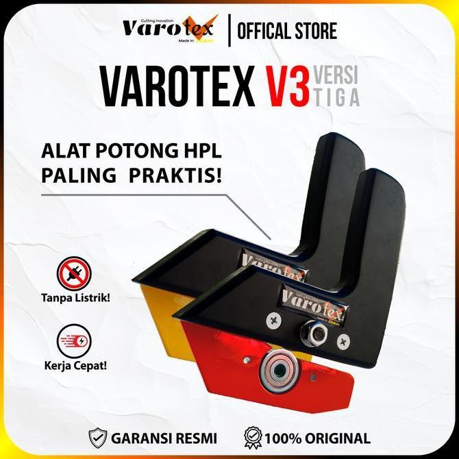 Varotex V3 Kuning & Merah (cutting tool for HPL) Metal, Alat Potong HPL,Tanpa Listrik, Pemotong HPL 